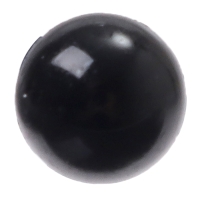 Глаза винтовые с заглушками, набор 20 шт., размер 1 шт. &mdash; 1,4 см, цвет чёрный