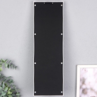 Подсвечник пластик, стекло на 1 свечу "Отражение веры" d-4 см белая 8х12х41 см Подсвечник пластик, стекло на 1 свечу "Отражение веры" d-4 см белая 8х12х41 см