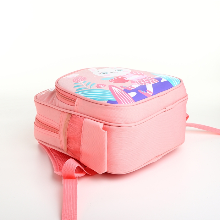 Рюкзак детский на молнии Рюкзак детский на молнии "Выбражулька", цвет розовый