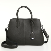 Сумка женская на молнии TEXTURA, средний размер, цвет тёмно-серый