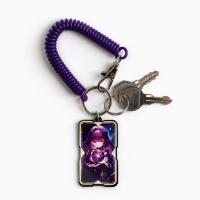 Брелок для ключей на резинке &laquo;Карта&raquo;, 3.3 х 5.2 см