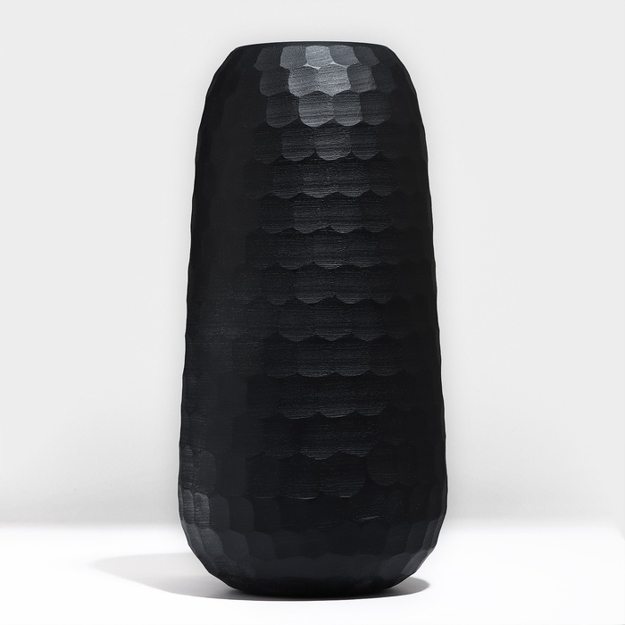 Ваза для цветов &laquo;Сара&raquo; из черного стекла 31 х 15 х 15 см