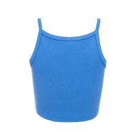 Майка укороченная женская MINAKU: Basic line цвет голубой, р-р 44 Майка укороченная женская MINAKU: Basic line цвет голубой, р-р 44