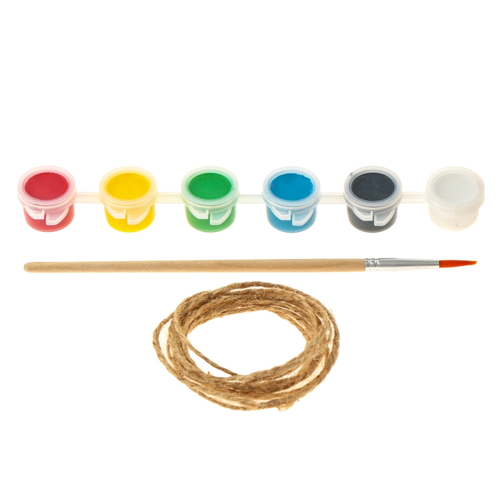 Новогодняя роспись по дереву &laquo;Новый год! Новогодние флажки&raquo;