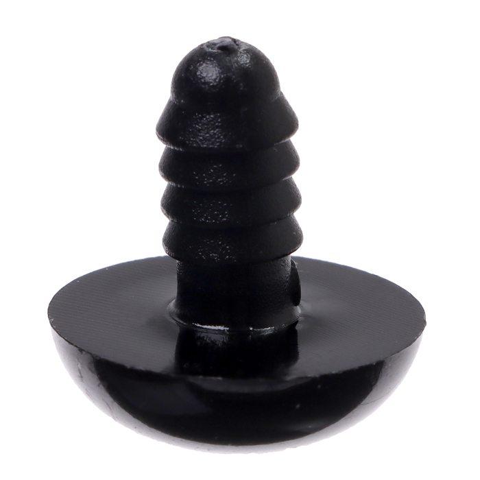 Глаза винтовые с заглушками, набор 20 шт., размер 1 шт. &mdash; 1,6 см, цвет чёрный