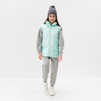 Жилет детский MINAKU, цвет зелёный, рост 128 см