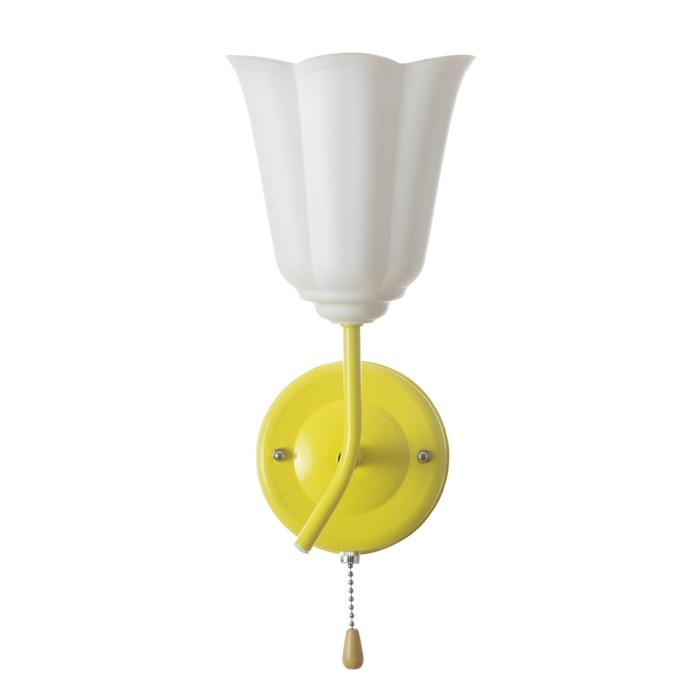 Бра Бра "Онлайн" (цвет.) 1х15Вт Е27 МОДЕЛЬ:BR 02087 желтый 10,5х15х27см