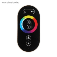 Контроллер Ecola для RGB ленты, 12 &ndash; 24 В, 18 А, пульт ДУ, чёрный