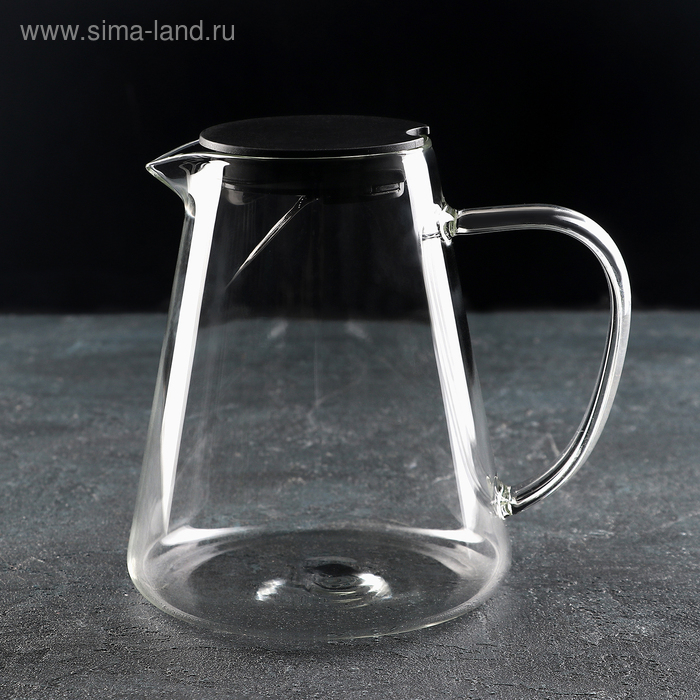 Кувшин для воды стеклянный &laquo;Коктейльный&raquo;, 1,3 л, 13,5&times;16,5 см