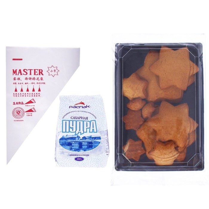 Набор для творчества "Ёлочка пряничная", имбирно-медовые пряники