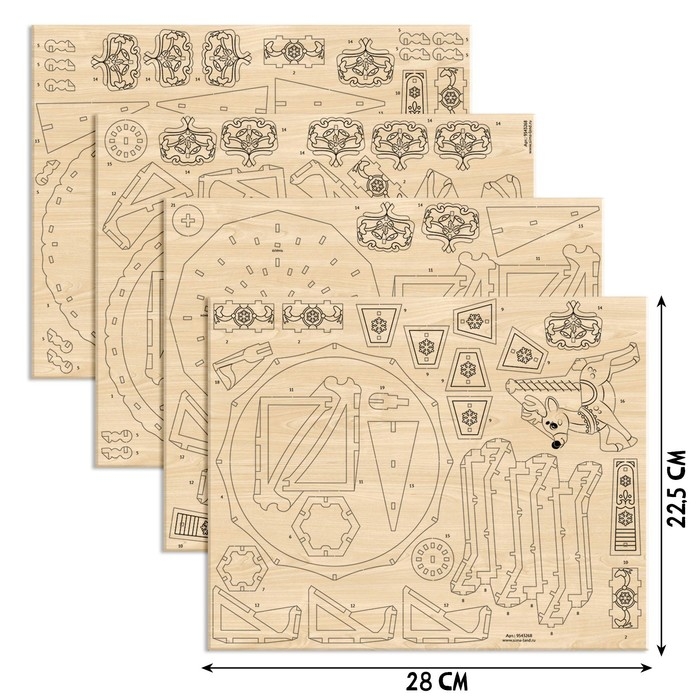 Набор для творчества «Новогодний ночник. Карусель» Набор для творчества «Новогодний ночник. Карусель»