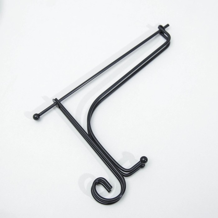 Подставка под тарелки Доляна, 13,5&times;20 см, цвет чёрный