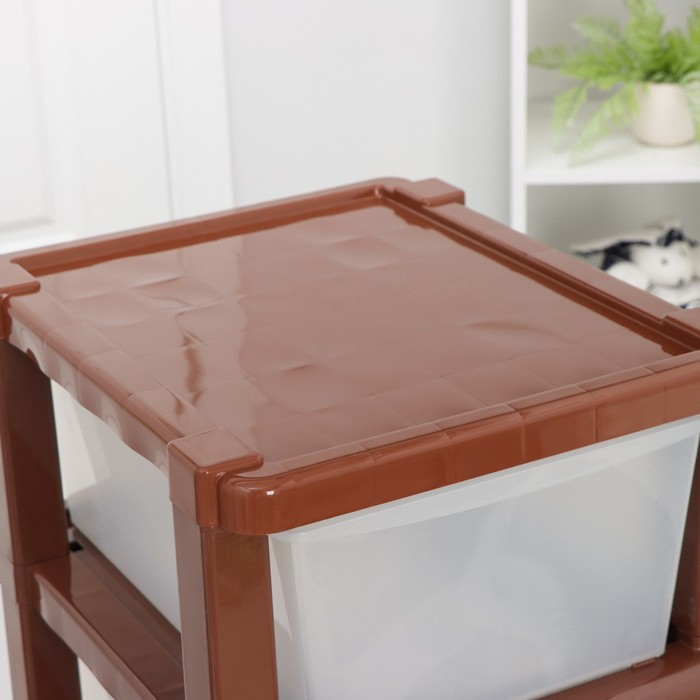 Комод 5-ти секционный &laquo;Модуль&raquo;, цвет коричневый