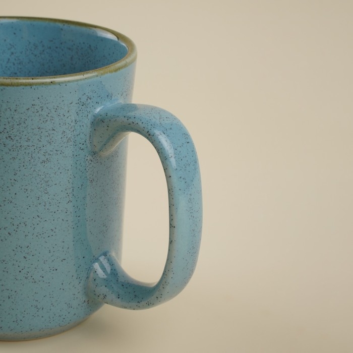 Набор кружек фарфоровых SL Home &laquo;Аззура&raquo;, 400 мл, цвет голубой