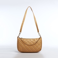 Сумка багет на молнии, цвет бежевый Сумка багет на молнии, цвет бежевый