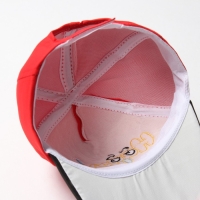 Кепка детская MINAKU "Happy", цв. красный, р-р 46-48 Кепка детская MINAKU "Happy", цв. красный, р-р 46-48