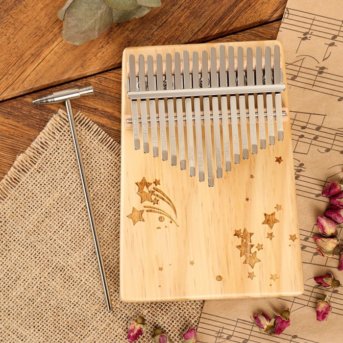 Калимба Music Life 17 нот, звездное небо Калимба Music Life 17 нот, звездное небо