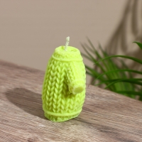 Свеча "Свитер" 3х3х6 см, соевый воск МИКС Свеча "Свитер" 3х3х6 см, соевый воск МИКС