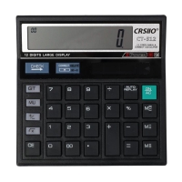 Калькулятор настольный, 12-разрядный, CT-512 Калькулятор настольный, 12-разрядный, CT-512