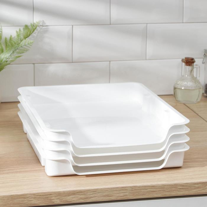 Набор лотков для заморозки продуктов, 4 шт Набор лотков для заморозки продуктов, 4 шт