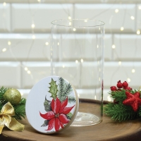 Новый год. Банка для хранения &laquo;Рождественская звезда&raquo;, 700 мл