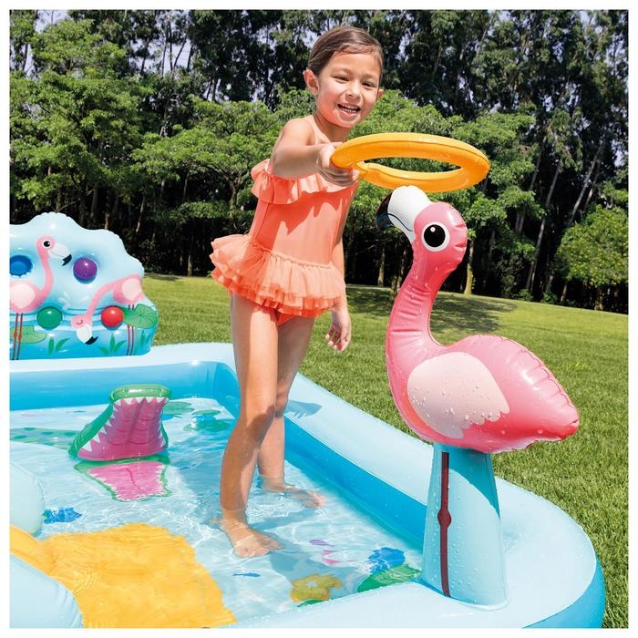 Игровой центр &laquo;Приключения в джунглях&raquo;, 244 х 198 х 71 см, от 2 лет, 57161NP INTEX