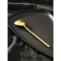 Ложка столовая из нержавеющей стали Magistro &laquo;Оску стандарт&raquo;, длина 19,5 см, цвет золотой