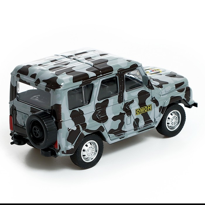 Машина металлическая &laquo;УАЗ Hunter. ОМОН&raquo;, инерция, 1:43