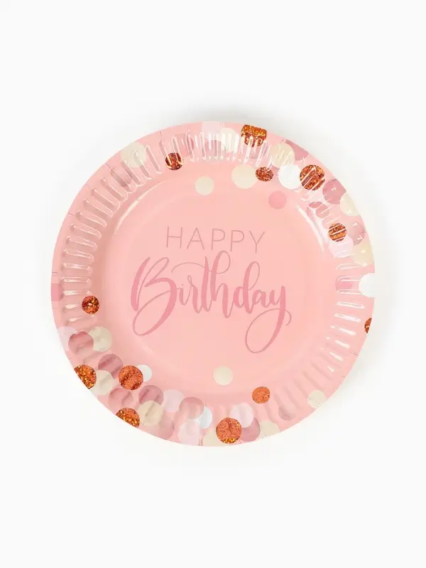 Тарелка одноразовая бумажная &laquo;HB&raquo;, 17 см, 6 шт