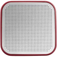 Беспроводная колонка с подсветкой гравировки Glim, красная