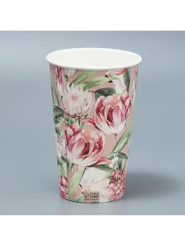 Стакан для цветов &laquo;Цветы&raquo;, 350 мл