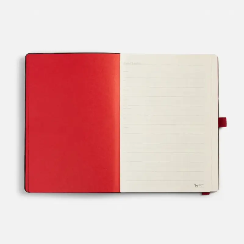 Ежедневник Peel Flex, недатированный, красный