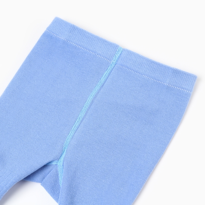 Колготки детские, цвет голубой, рост 68-74 см