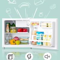 Холодильник RCD76WH1R, 43л, мороз отсек, однокамерный, белый