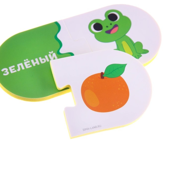 Мягкий пазл для малышей Крошка Я &laquo;Учим цвета&raquo;, 5 пазлов