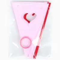 Гирлянда-флажки "сердечки" 2,5 м