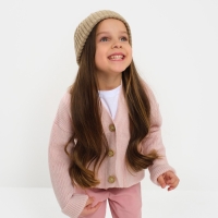 Кардиган детский KAFTAN, р. 34 (122-128 см), розовый Кардиган детский KAFTAN, р. 34 (122-128 см), розовый