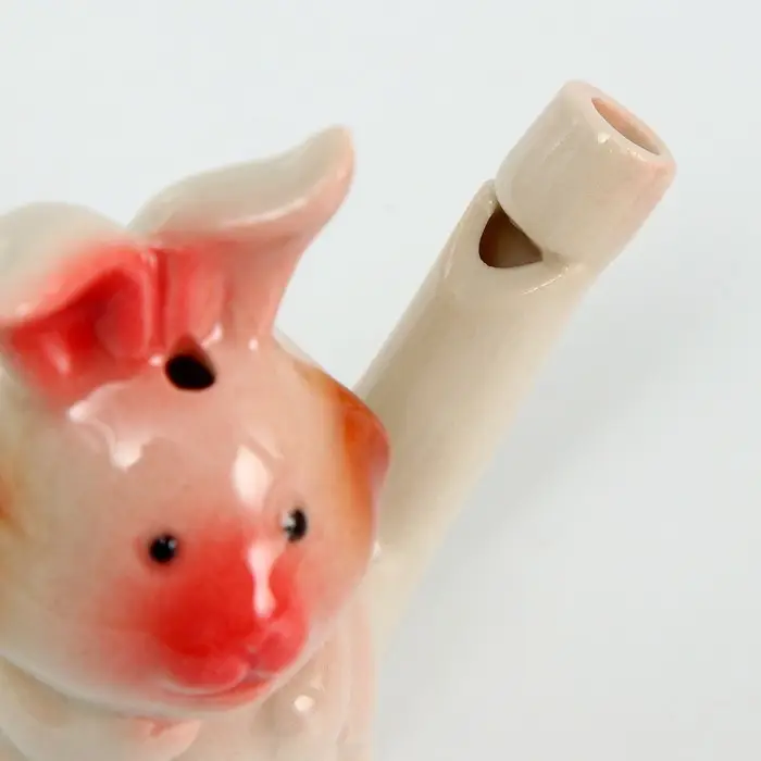 Свистулька керамическая &laquo;Зайчик&raquo; 3,5 &times; 7 &times; 6,5 см