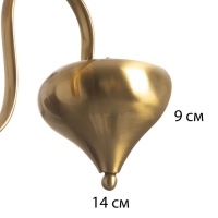 Бра "Бергамо" 1хЕ14 40Вт бронза 23х14х37 см