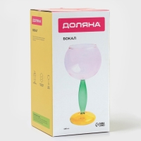 Бокал для вина стеклянный "Балун", 480 мл, 10х20 см