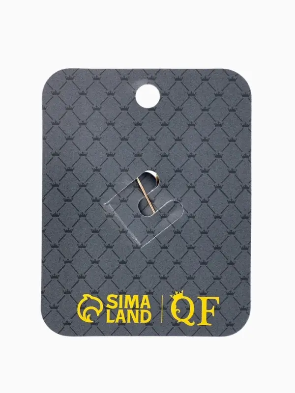 Брошь "Воробьи на ветке лимона", цветная в золоте