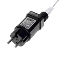 Гирлянда &laquo;Нить&raquo; 200 м роса, IP44, серебристая нить. 2000 LED, пульт, 36 В, свечение тёплое белое