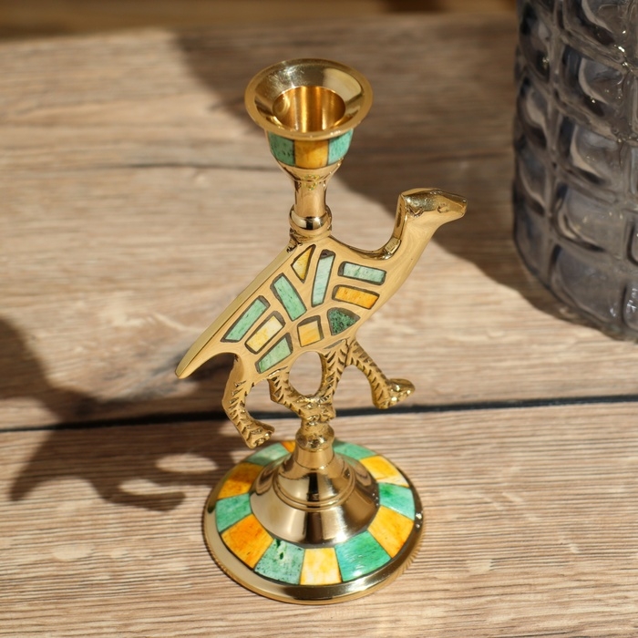 Подсвечник Подсвечник "Верблюд" 17 см, латунь