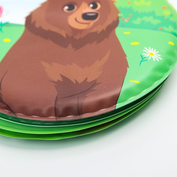 Книжка - игрушка для ванны &laquo;В лесу&raquo;, крглая, Крошка Я