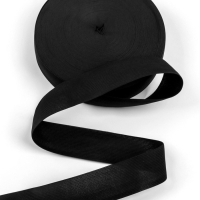 Резинка вязанная 50мм 40&plusmn;2м чёрный АУ