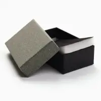 Коробочка подарочная под набор &laquo;Лофт&raquo;,5&times;8 см, серая, вставка чёрная