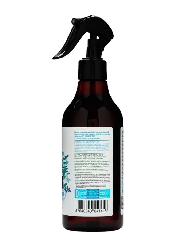 Освежитель воздуха Synergetic &laquo;Горные травы и эдельвейс&raquo;, 380 мл