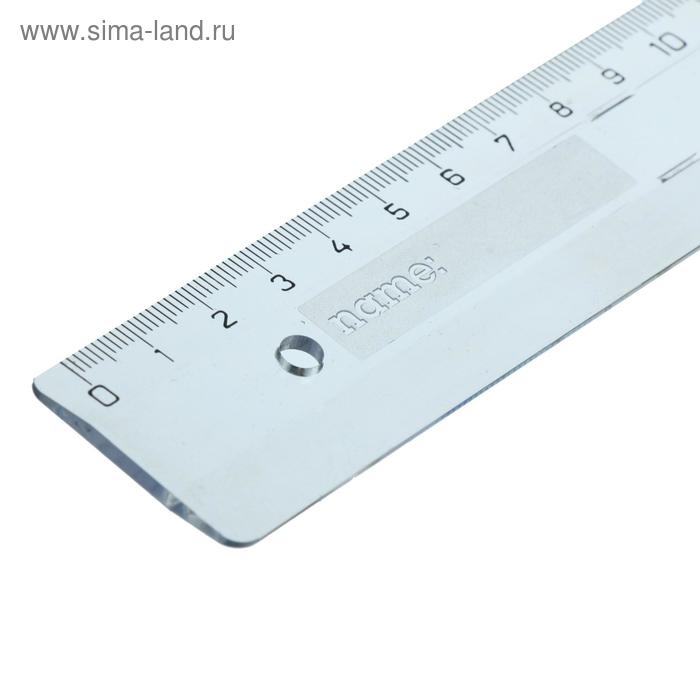 Линейка 30 см, Koh-I-Noor 742610, пластиковая, прозрачная