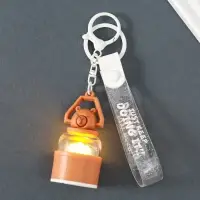Брелок с карабином, ремешком свет "Капибара-лампа" 3,2х3,2х21 см