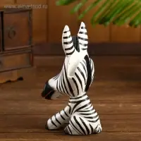 Сувенир &laquo;Маленькая зебра&raquo;, подставка под очки, 20&times;14&times;7 см, дерево